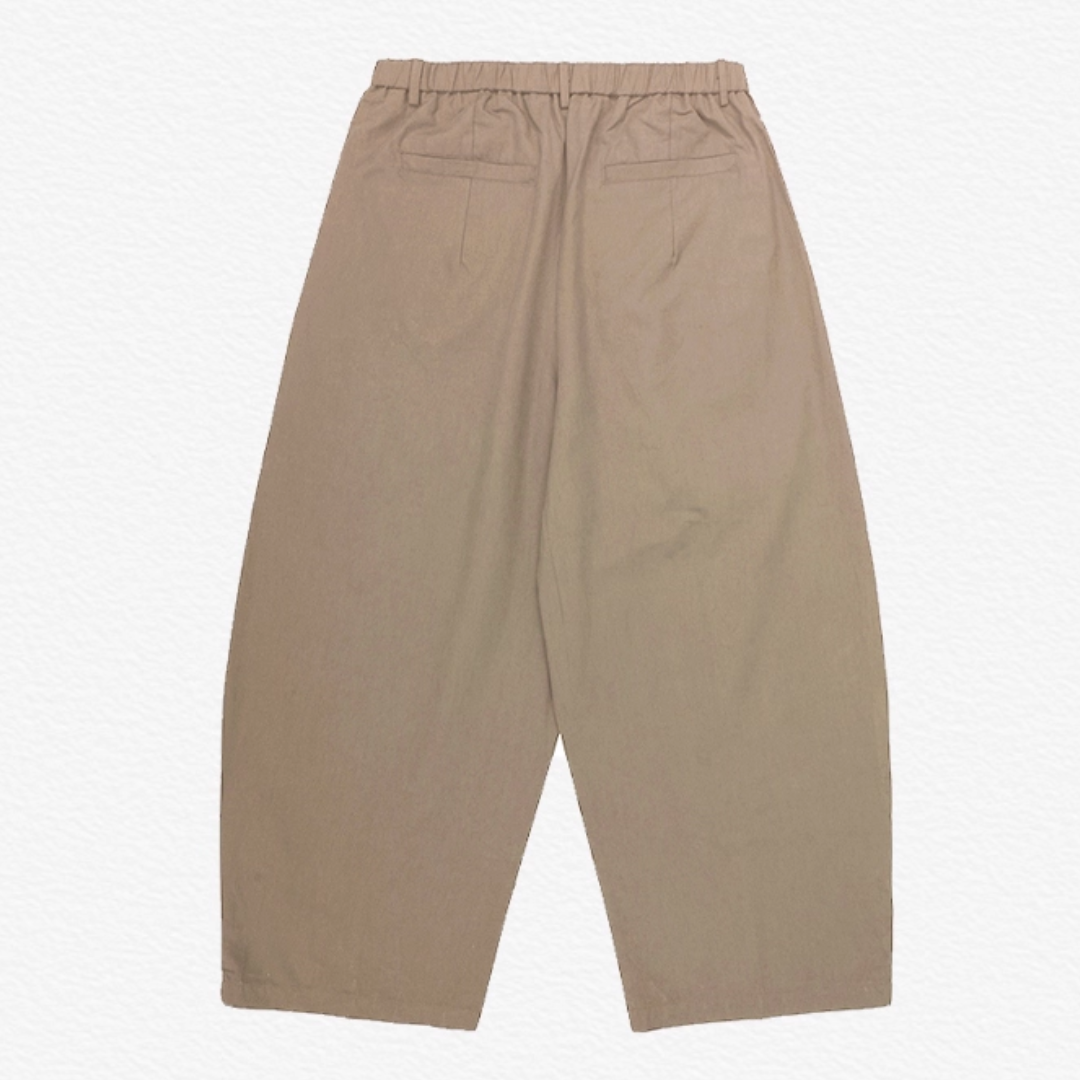 Tencel Cotton Wide Barrel Pants N741