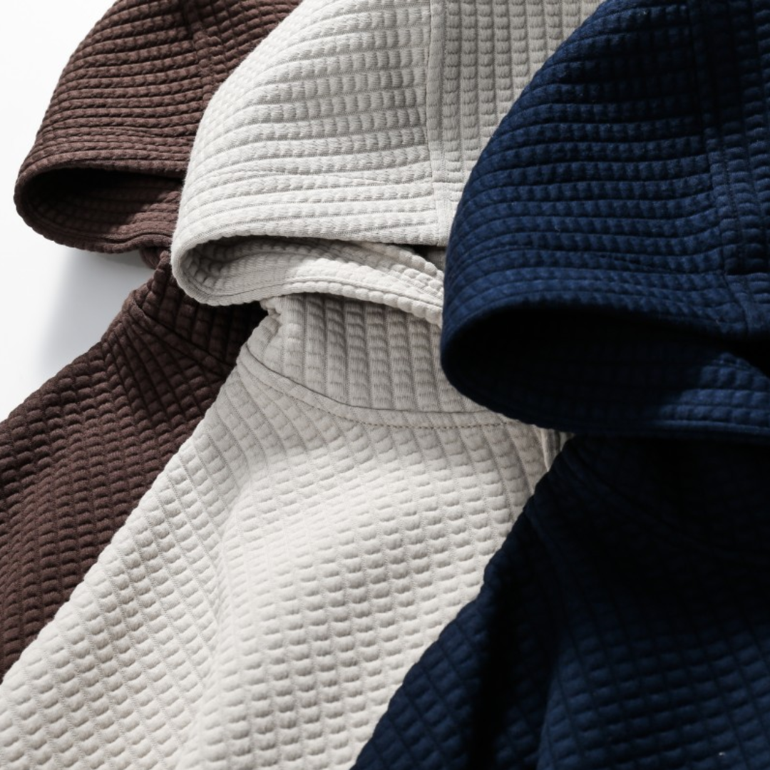 ワッフル　フードジャケット　N1042