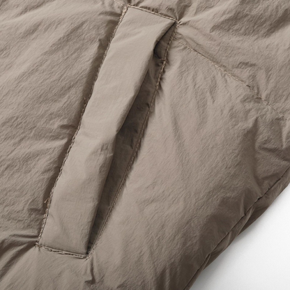 ホワイトダックダウン　リブカラーベスト　N960