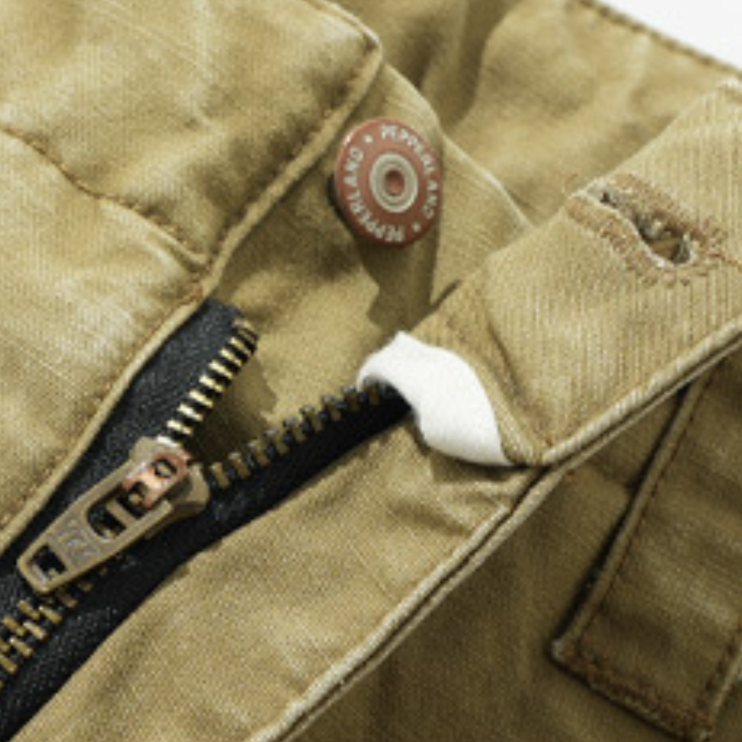 【Y.M.ORIGINAL】コットンポリエステル　マルチタック　カーゴパンツ　N972