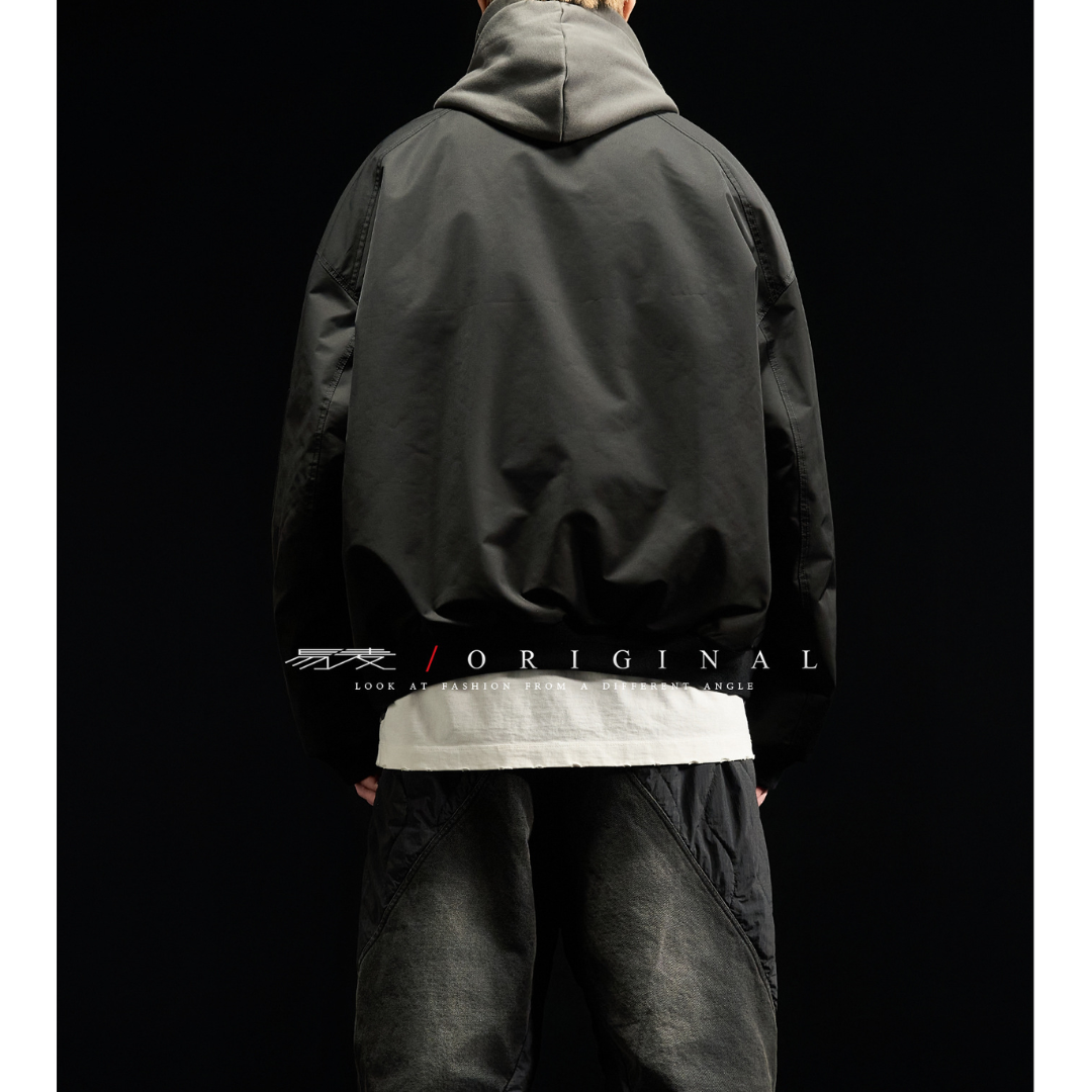 [YMORIGINAL] White Duck Down Faux Layered Jacket N853