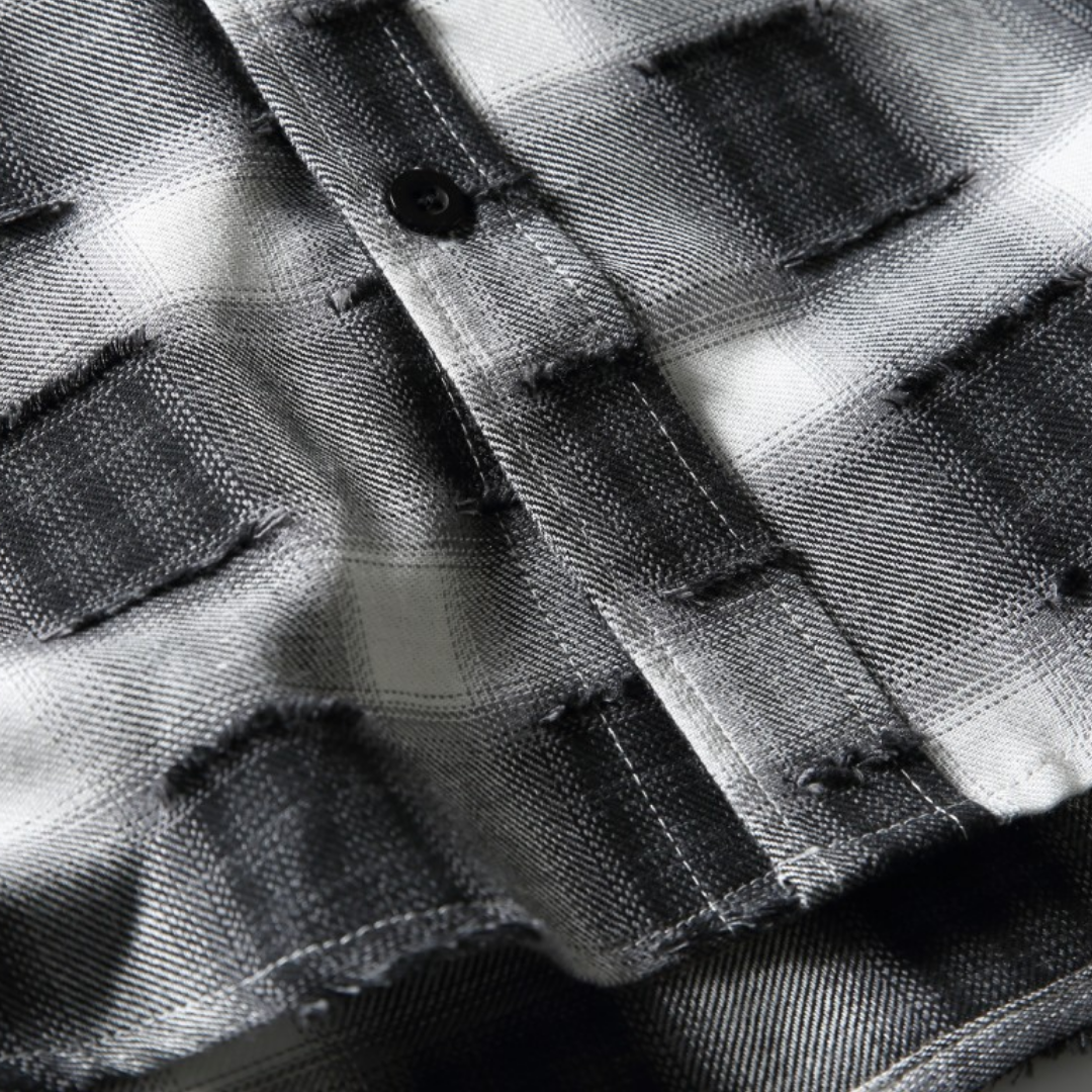 ブロークンチェック　シャツ　N1047