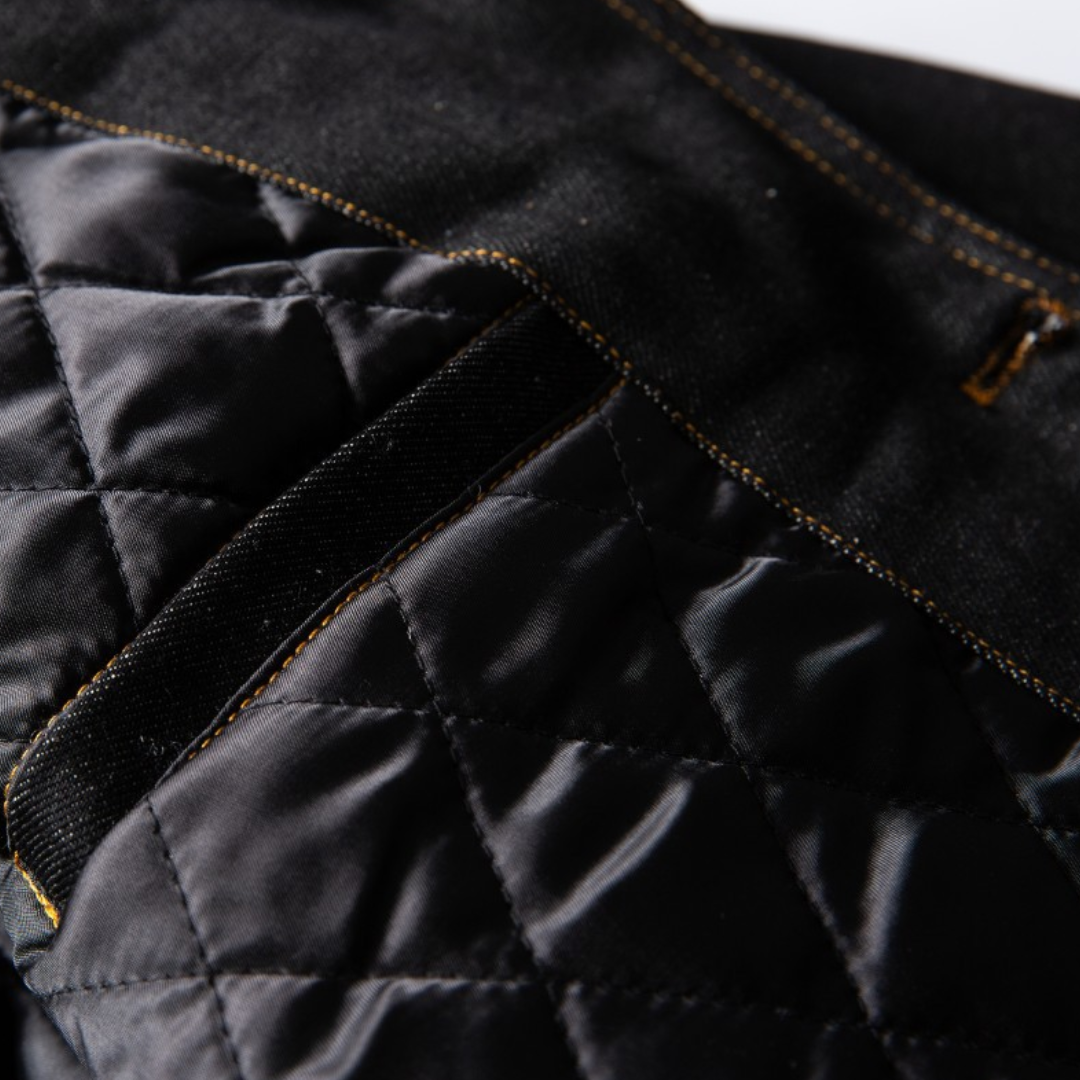 Faux layered wool polo collar knit N748