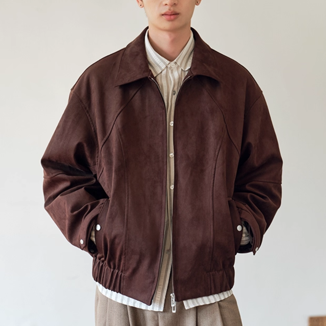 PEスエード ラグランスリーブ ジャケット N720