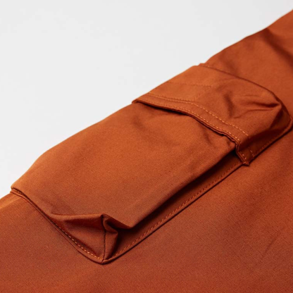 カーゴポケット　ダウン　フードジャケット　N877