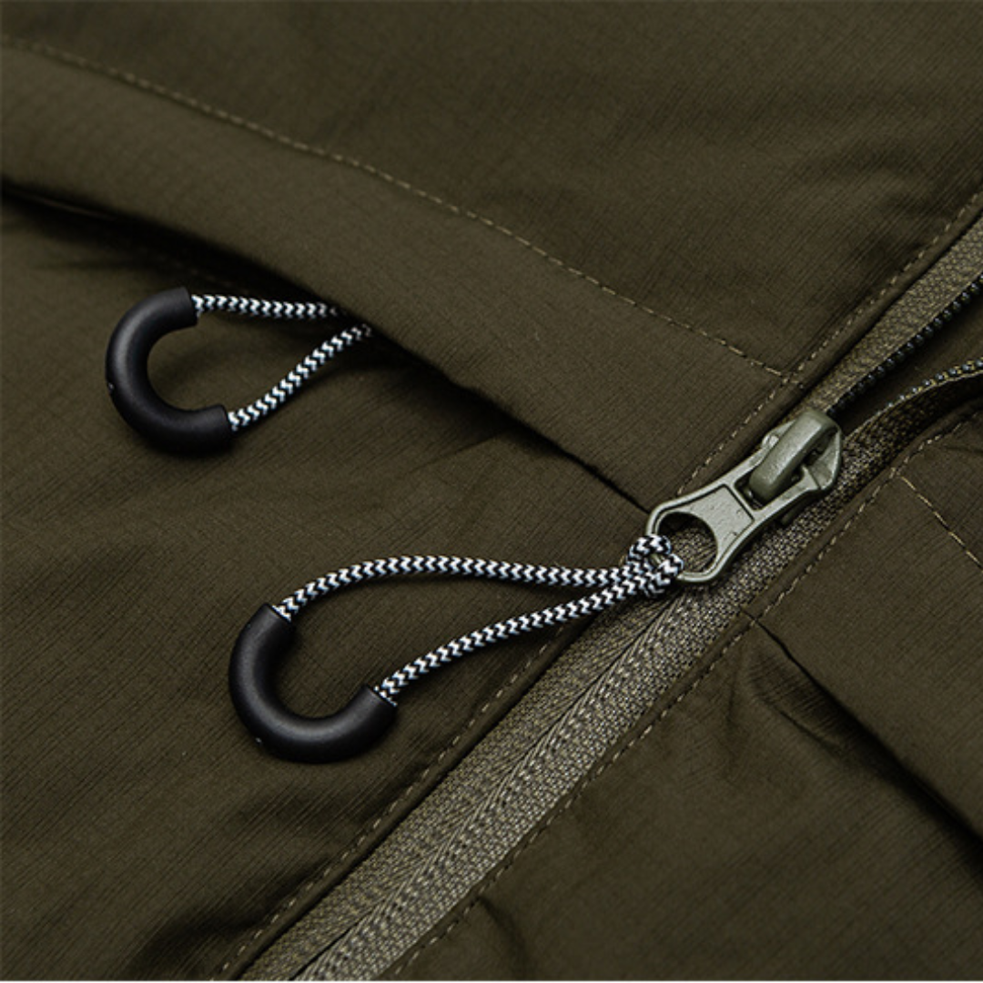 Faux layered wool polo collar knit N748