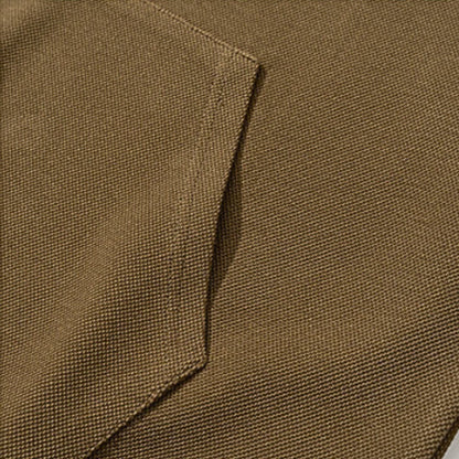 ハーフジップ　カノコポロシャツ  B668