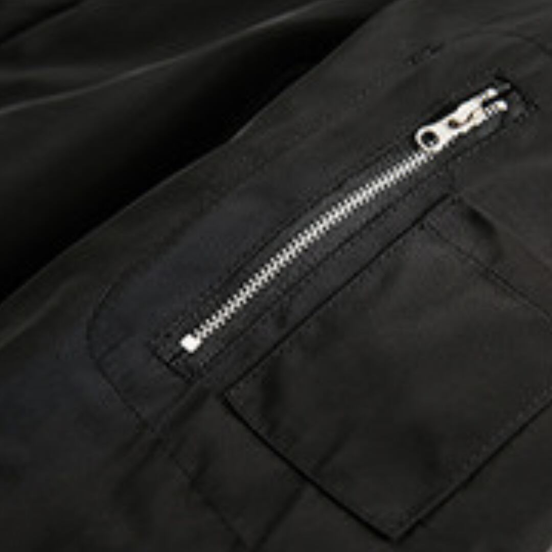 クロップド　ボンバー　ジャケット　B860