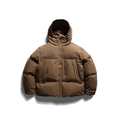 ボリューム　パテッド　フードジャケット　N988