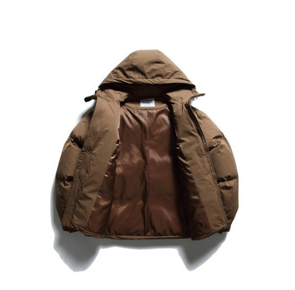 ボリューム　パテッド　フードジャケット　N988