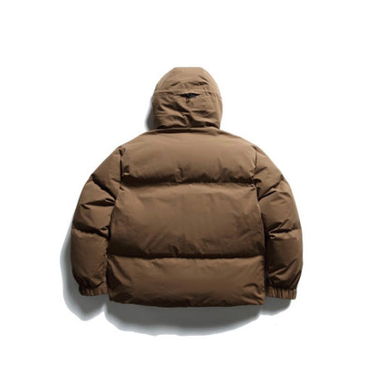 ボリューム　パテッド　フードジャケット　N988