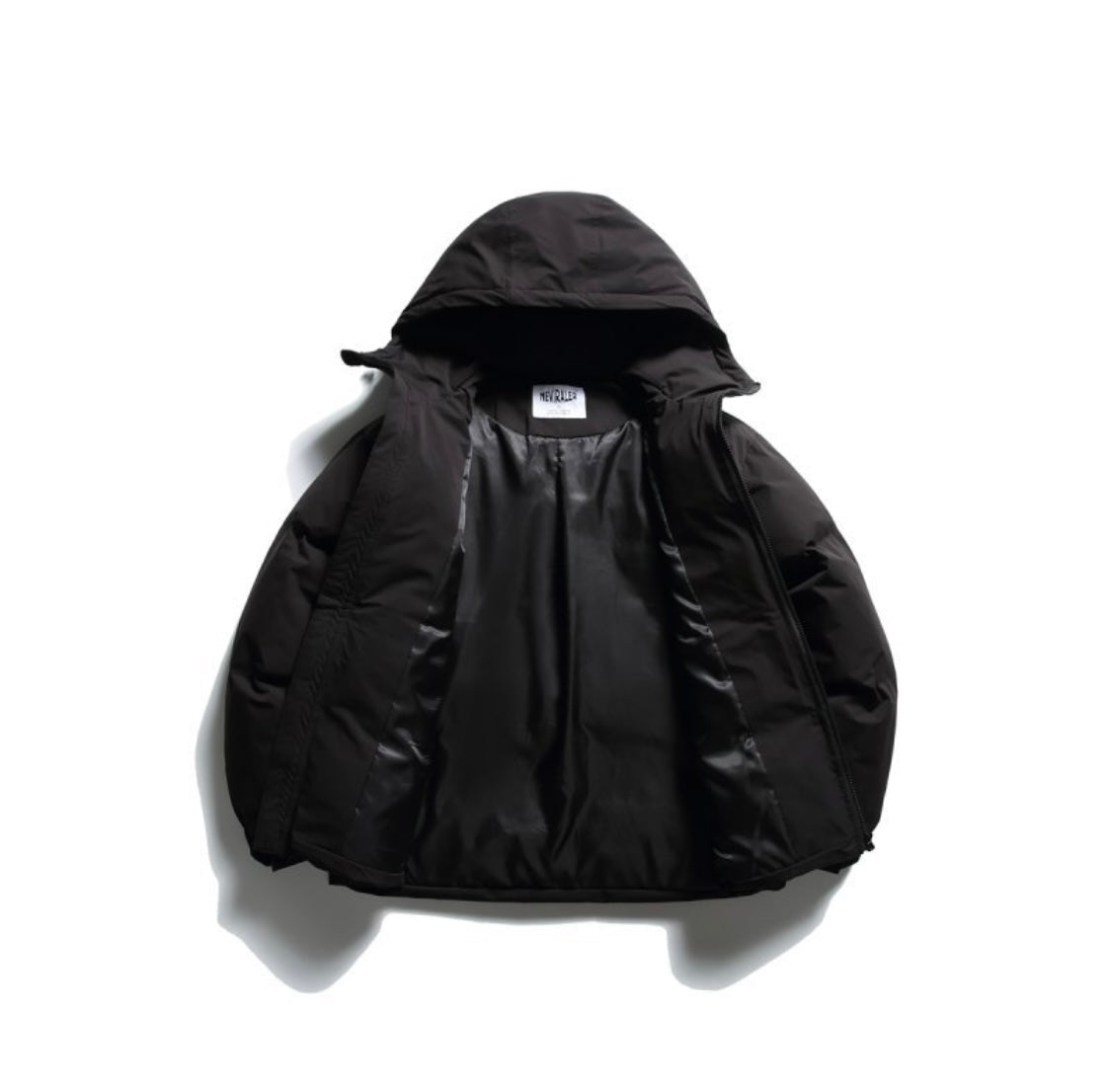 ボリューム　パテッド　フードジャケット　N988