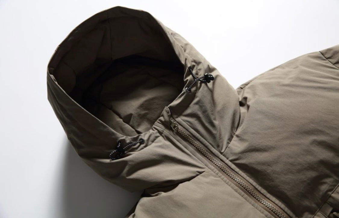 ボリューム　パテッド　フードジャケット　N988