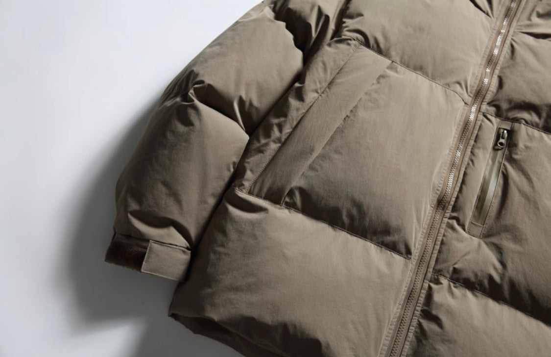 ボリューム　パテッド　フードジャケット　N988