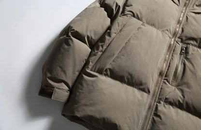 ボリューム　パテッド　フードジャケット　N988