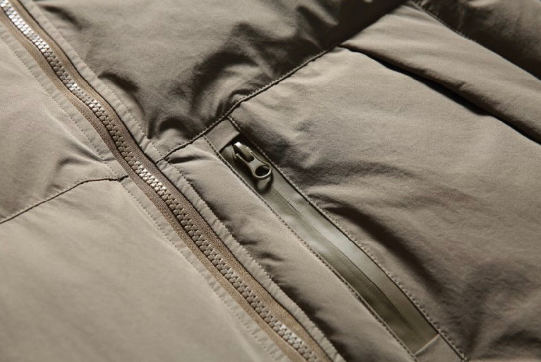 ボリューム　パテッド　フードジャケット　N988