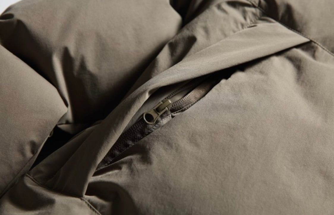 ボリューム　パテッド　フードジャケット　N988