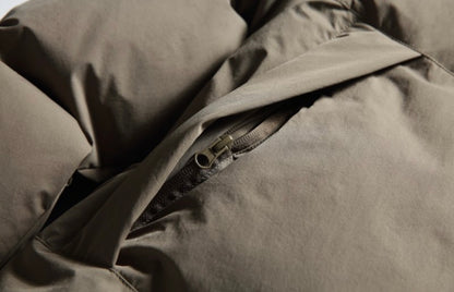 ボリューム　パテッド　フードジャケット　N988