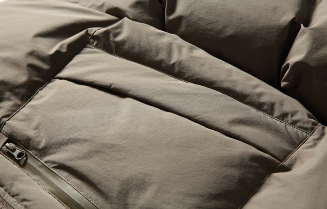 ボリューム　パテッド　フードジャケット　N988