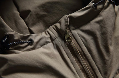 ボリューム　パテッド　フードジャケット　N988