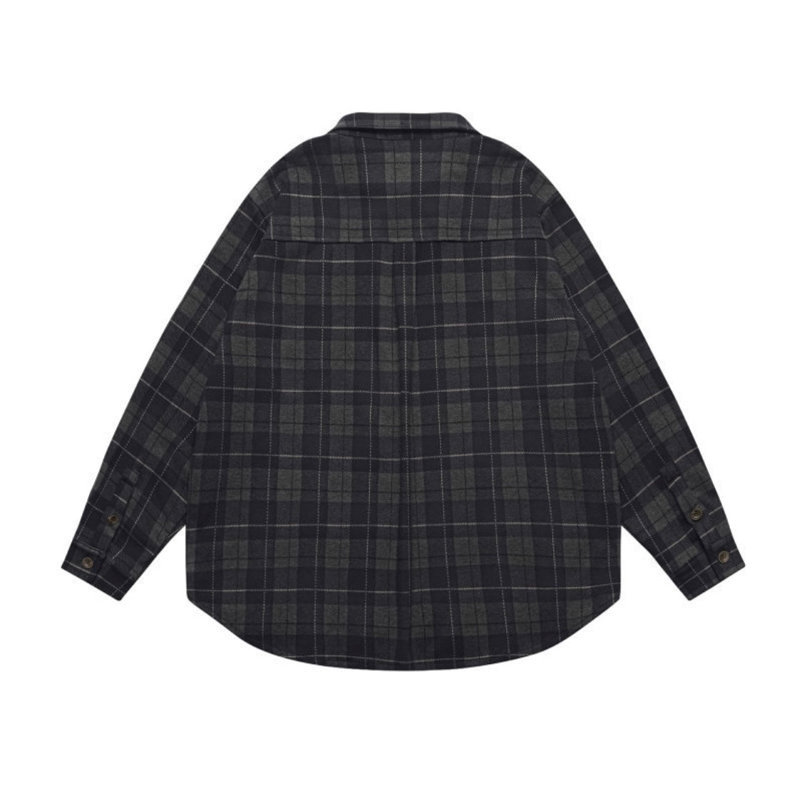 レーヨン混　フランネルチェック　シャツ　N907