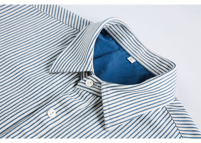 Patch Pocket Striped Regular Shirt N1804