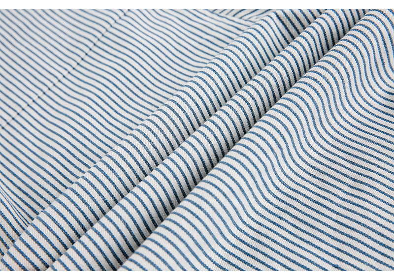 Patch Pocket Striped Regular Shirt N1804