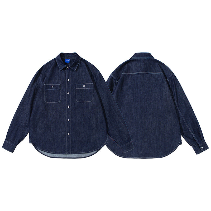 Double Pocket Denim Regular Shirt N1808