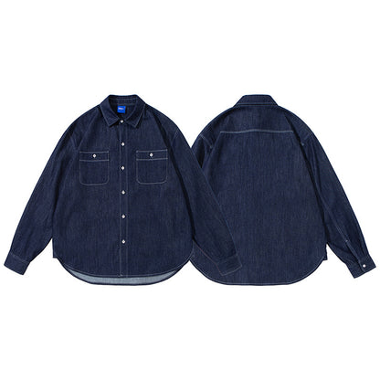 Double Pocket Denim Regular Shirt N1808