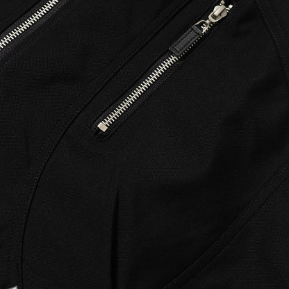 ポリエステルキャンバス　ZIPスタンドカラージャケット　N1755 (4)