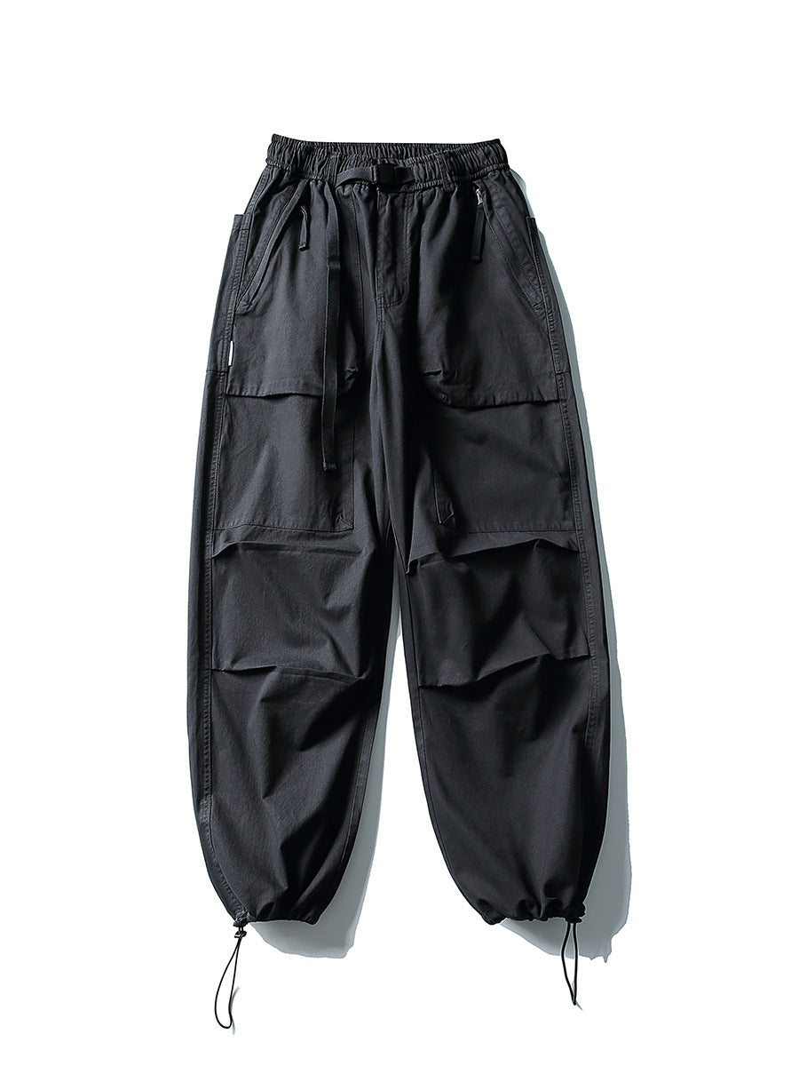 ベルト付き　ワイドカーゴパンツ　N1811