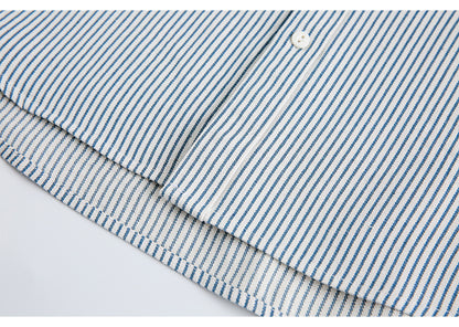 Patch Pocket Striped Regular Shirt N1804