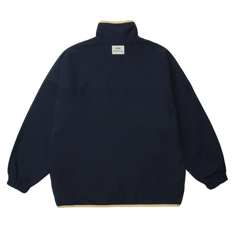 リバーシブル　カラーブロック　ZIPジャケット　N1815