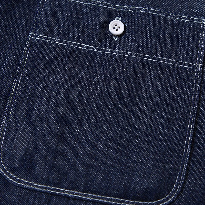 Double Pocket Denim Regular Shirt N1808