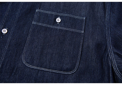 Double Pocket Denim Regular Shirt N1808