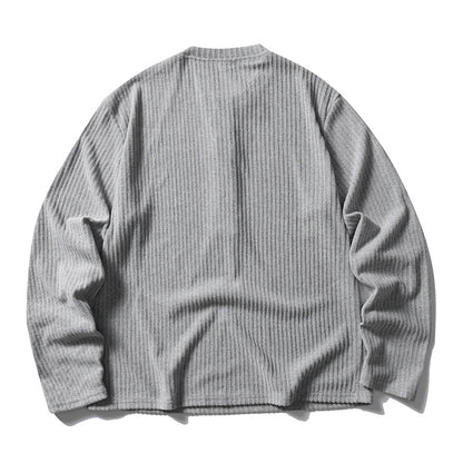 ストレッチ　ヘンリーネック長袖Tシャツ　N1780 (4)