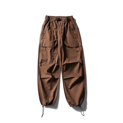 ベルト付き　ワイドカーゴパンツ　N1811