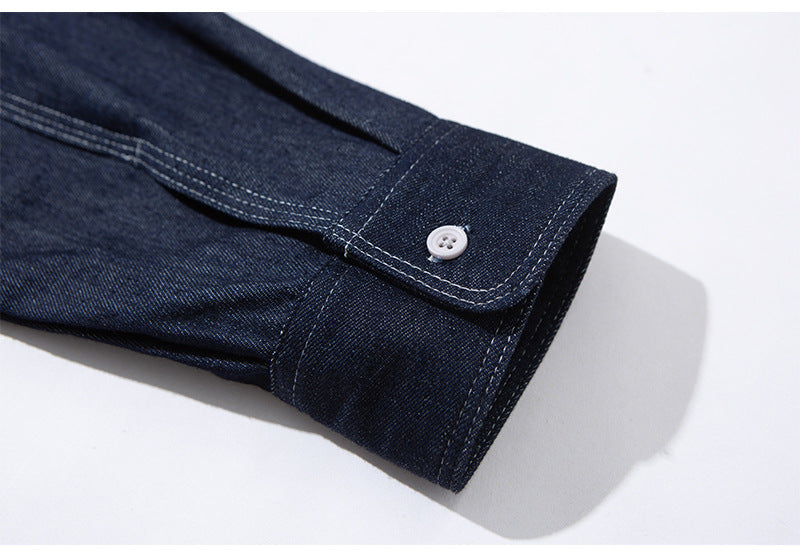 Double Pocket Denim Regular Shirt N1808