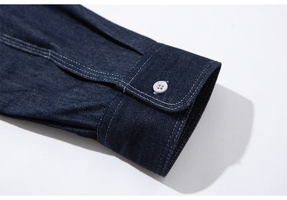 Double Pocket Denim Regular Shirt N1808