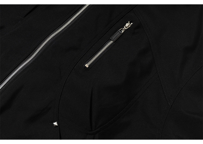 ポリエステルキャンバス　ZIPスタンドカラージャケット　N1755 (8)