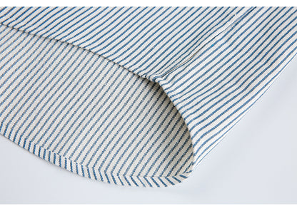 Patch Pocket Striped Regular Shirt N1804