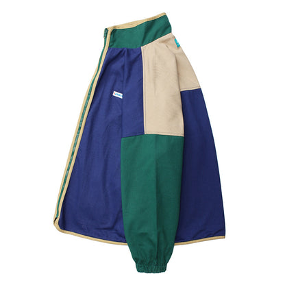 リバーシブル　カラーブロック　ZIPジャケット　N1815