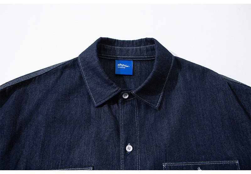 Double Pocket Denim Regular Shirt N1808