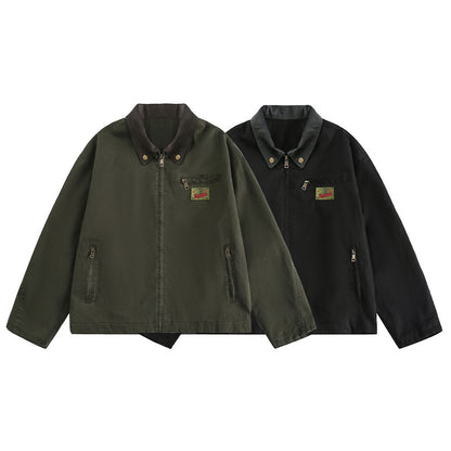 ストレッチ　コットンキャンバス　デトロイトジャケット　N1757 (5)