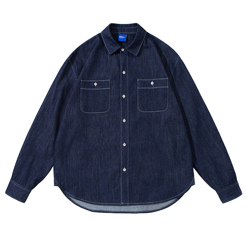 Double Pocket Denim Regular Shirt N1808