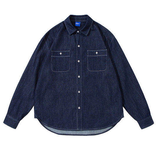 Double Pocket Denim Regular Shirt N1808