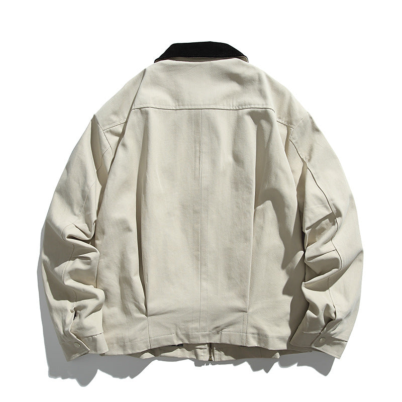 コーデュロイ襟　ZIPワークジャケット　N1791 (6)