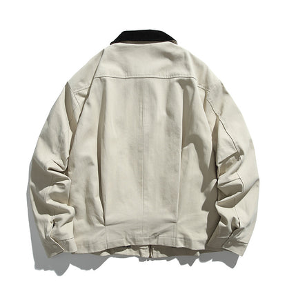 コーデュロイ襟　ZIPワークジャケット　N1791 (6)