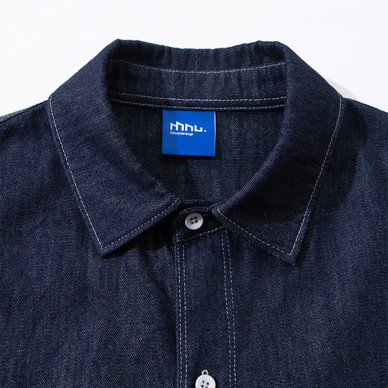Double Pocket Denim Regular Shirt N1808