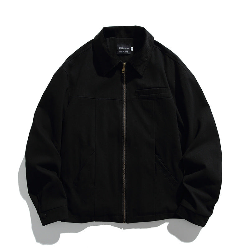 コーデュロイ襟　ZIPワークジャケット　N1791 (2)